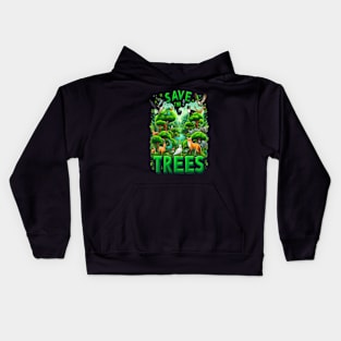 Guardians of the Green Realm Kids Hoodie